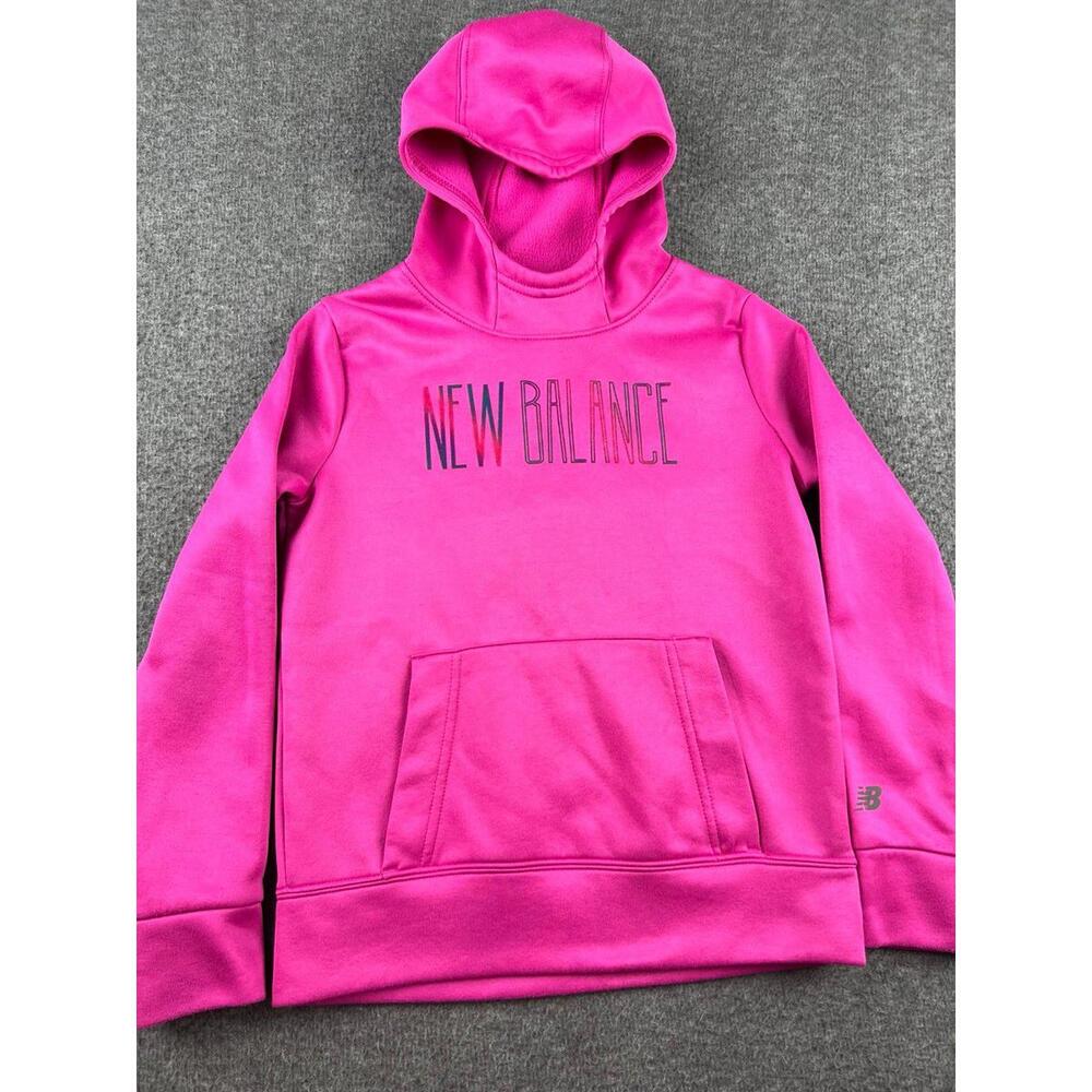 New Balance Kids Pink Hoodie Sweatshirt Size 7/8